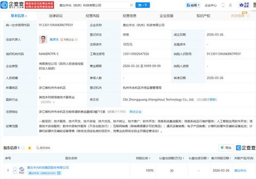 奧比中光杭州成立科技公司，加速AI技術服務布局